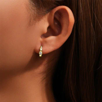 CANNER S925 Sterling Silver Fashion Personality Figure 8 Stud Earrings For Women 2024 Zircon Diamond 18K Gold Fine Jewelry Gifts