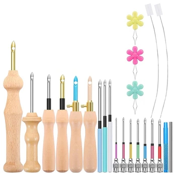 Needle Punch Tool Punch Embroidery Kit Needle Rug Hooking Tool