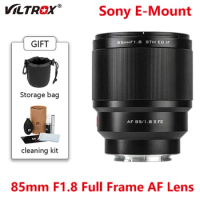 Viltrox 85mm F1.8 Mark II Sony lens Auto Focus Full Frame Fixed focus Lens for Sony Lens E Mount a7III a7SII A7m4 A7r5 A9 A1 A7c