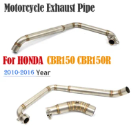 Motorcycle Exhaust Muffler Stainless Steel Front Link Pipe For Honda CBR150 CBR150R CB150R CBR 150 2010-2016