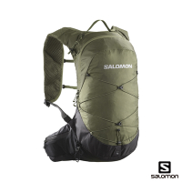 官方直營 Salomon XT 15 水袋背包 深葉綠/黑