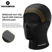 ROCKBROS Motorcycle lce Silk Headgear Sun Protection Highly Elastic Fabric Wide Field View Breathable Outdoor Sports Balaclava