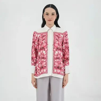 Geulis.id SANITA SHIRT / KEMEJA WANITA XL FUCHSIA