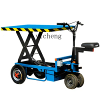 Xl Electric Flat Truck Hydraulic Lift Platform Lift Farm Trolley