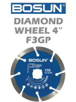 Bosun Diamond Wheel F3GP for cutting