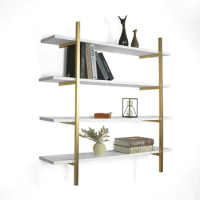 New Aluminum Wall shelf DIY Display Book Racks Hanging Floating shelves for living room