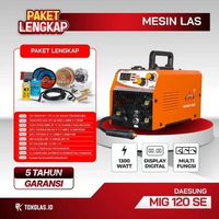 Mesin Las Daesung MIG 120 SE 4 in 1 Gasless MIG CO2 TIG MMA Inverter VARIANTLENGKAP