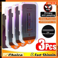 Privasi Perisik Semut, Set 3PCS, Bebas Habuk, Pemasangan Tepat, Kaca Bajaan, Serasi dengan Realme No