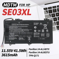 SE03XL 849908-850 849568-421 Laptop Battery Replacement for Hp Pavilion 14 14-AL000 14-AL125TX 14-AL136TX HSTNN-LB7G SE03041XL