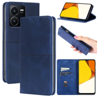 Magnetic Flip Leather Book Case Wallet Card Cover for Vivo T1 4G/V21E/V23 5G/V25 Pro/V27/Y02 4G/Y12S/Y20-Y20 2021/Y31-Y53S