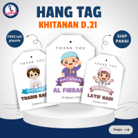Hang tag khitanan / Tasyakuran khitan / souvenir sunatan birthday
