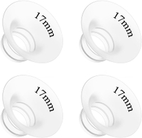 4Pcs Flange Insert 17mm Compatible with Momcozy M5/M9/M6/V2 Pro/V2 pro/S12 Pro/S9 Pro/Spectra/Medela