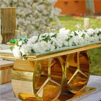 luxury high quality marble dining room furniture wedding dining table design