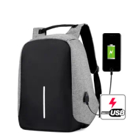 Men Laptop Rucksack Travel Backpack Women Large Capacity Business USB Charge College Student School Shoulder Bags Anti-theft Bag