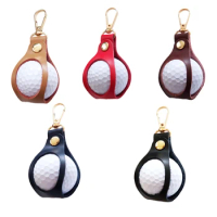 Mini Golf Ball Bag Pocket Storage Pouch Golfing Storage Keyring Sleeve Bag Balls Holder Cover Waist Bag Golf Accessories