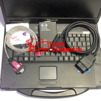 for HINO Diagnostic EXplorer Kit for Hino-Bowie Diagnostic Scanner+CFC2 Laptop for HINO Excavator Truck Diagnosis tool