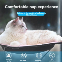 Cat Hammock Window Bed Kitten Sunny Seat Hanging Mount Beds Cat Sofa playing double-decker tunnels Suction Cup Wall Pet Hanging