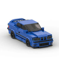Mô Hình Đồ Chơi Khối Lắp Ráp, BMW M3 E36, Đồ Chơi Xe Hơi Tốc Độ 8 Lưới, Dành Cho Bé Trai