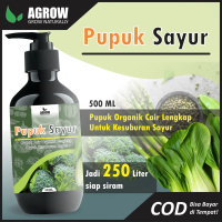 Pupuk Organik Cair Tanaman Sayur Daun 500 ML POC Kompos by Agrow