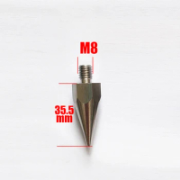 M8 Pole Point Tip for Surveying Prism Pole and GPS RTK GNSS Carbon Fiber Rod