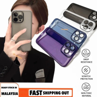 UNTUK SAMSUNG A17 /A16 /A15 /A14 /A13 4G /A12 TRANSPARENT AESTHETETICS METAL CAMERA PROTECTION PHONE
