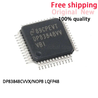 ชิ้นส่วนอิเล็กทรอนิกส์, ชิปเซ็ต QFP48, วงจรรวม, ตัวนำ, 10 ชิ้น, ใหม่ 100%, DP83848, DP83848CVVX, DP8
