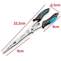 Tang Kail Panjang Pancing / Fishing Pliers Hook Remover Stainless Steel long type