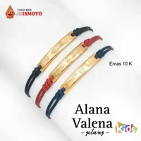 Gelang Emas Anak Tali Valena Animals Marva 10K J5 Ismoyo MAROON