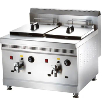 For Style Deep Fryer, Vertical Electric/Gas Temperature-Controlled Fryer