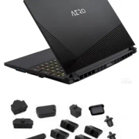 Dustproof Laptop Black Silicone plug port cover case For GIGABYTE G5 Aero 15 15X AORUS 15G 15P Aorus X5 X5S Sabre Pro 15