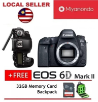 Agent sales Canon EOS 6D Mark II body DSLR 32GB backpack