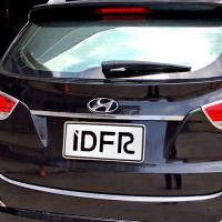 【IDFR】Hyundai 現代 IX35 2010~2015 鍍鉻銀 後箱飾蓋 尾門飾貼(後車箱鍍鉻飾蓋 尾門板金貼片)