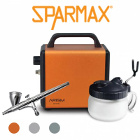 【sparmax 漢弓】ARISM Mini MAX-3 噴筆套組(模型噴漆 空壓機 0.3mm 清潔罐 模型噴筆)
