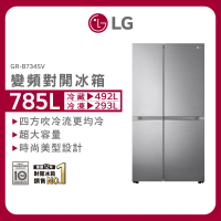 LG 樂金 785公升變頻對開冰箱(GR-B734SV)