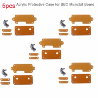 RCmall 5pcs Protective Case Acrylic Transparent Case Box Enclosure for BBC Micro:bit Microbit Development Board Kids Education