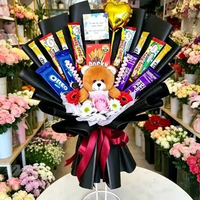 Buket Snack besar Hitam