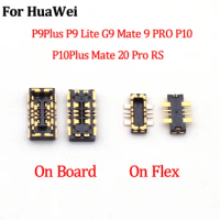 5pcs Inner Battery FPC Connector On Motherboard Clip Contact For HuaWei P9Plus P9 Lite G9 Mate 9 PRO P10 P10Plus Mate 20 Pro RS