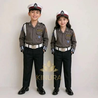 BAJU SERAGAM POLISI CILIK ANAK/POLANTAS ANAK/LAKI-LAKI/PEREMPUAN/BERKUALITAS BAJU POLISI COWO XL