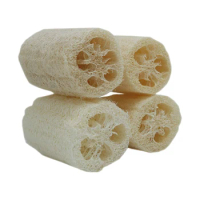 4 pieces of organic loofah sponge, natural loofah sponge, organic loofah, organic sponge bathtub, used for shower scrubbing and