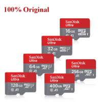 100%original SanDisk A1 Memory TFcard SDSQUNC 1TB 16GB 32gb 64G 128G 200G 256G 400G MicroSD C10 UHS-1 flash card 512g SDXC u1