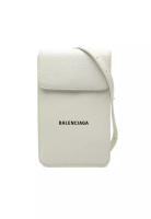 Balenciaga 二手巴黎世家皮革現金手機卡包