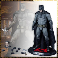 Original Fondjoy Dc Batman 1/9 Movie Figures Bvs Light Armor Big Ben Batman Action Figurine 7 Inch Dc Multiverse Model Toys Gift