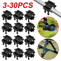 3-30PCS Adjustable Bipod Adapter with 20mm Rail Barrel Tube Mount for Picatinny Weaver Scope Flashlight Laser Sight Torch Clip