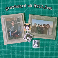 (2pcs) greyboard yellowboard ketebalan 2mm uk 9x11,5cm toplo A2 packing photocard