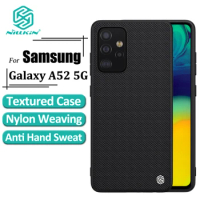 Nillkin Textured Case For Samsung Galaxy A52 A52S 4G 5G TPU + PC Light Nylon Fiber Ultra Thin Non-Slip Protective Back Cover