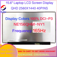 Original 15.6 inch 2K Laptop LCD Screen Display Panel Replacement NE156QHM-NY1 QHD 2560x1440 165Hz Matrix 40PINS eDP 100% DCI-P3