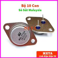 [Bộ 10 Con] Sò Sắt Malaysia, Tran Công Suất Ngược NPN 2N3055 TO-3 15A/100V