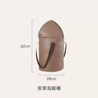 FaSoLa泡腳桶高深過膝養生洗腳桶持久鎖溫可汗蒸足浴盆泡腳桶