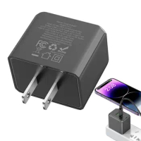 Dual Port Charger Block USB C Fast Charger PD 20W Dual Port Charging Head QC 18W Wall Charger Adapter For I phone 7 8 11 12 13