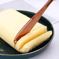 Multifunction Stainless Steel Butter Knife with Hole Cheese Dessert Jam Knife Cutlery Tool Kitchen Toast Bread Knife Tableware